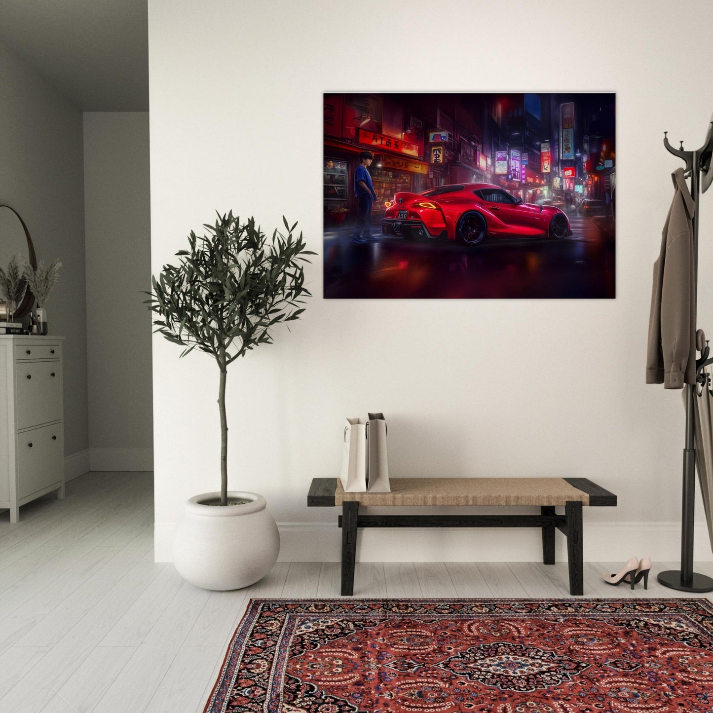 Poster "Manga Car" Supra MK5 🗾🚗 – Livraison offerte