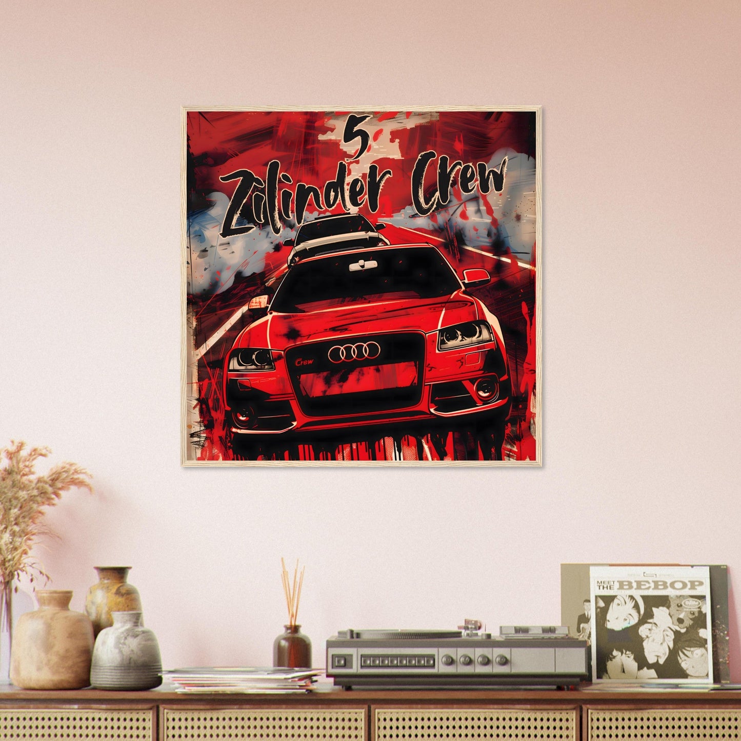 Poster "5 Zylinder Crew" RS3 🏁🚗 – Livraison offerte