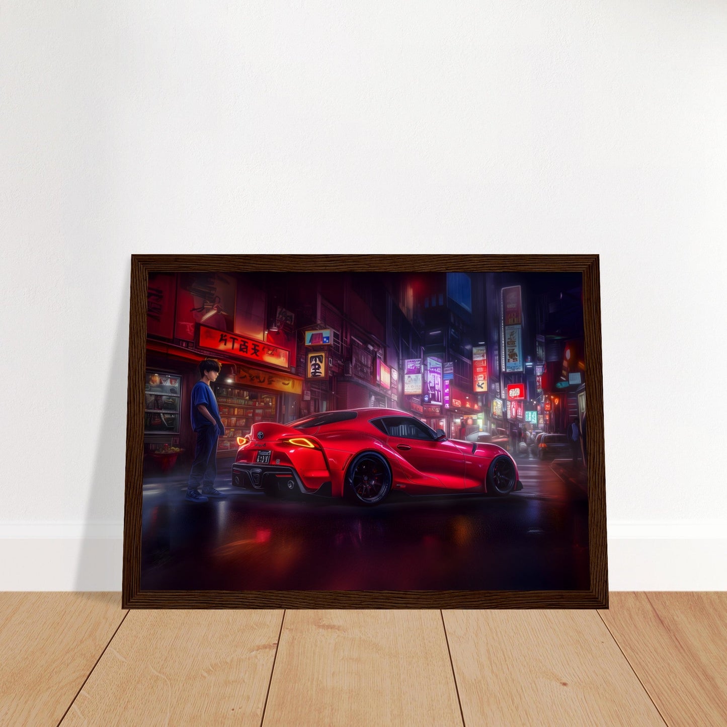 Poster "Manga Car" Supra MK5 🗾🚗 – Livraison offerte
