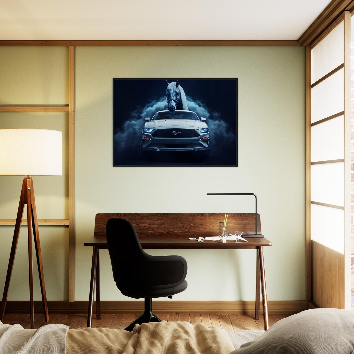 Poster "American Classic" Mustang 🖼️🐎 – Livraison offerte