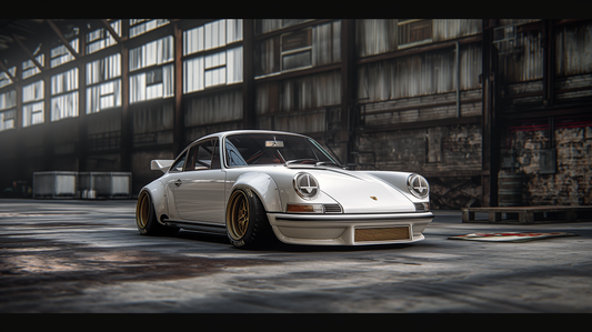 Poster 911 Widebody 1990 🏁🚗 – Livraison offerte