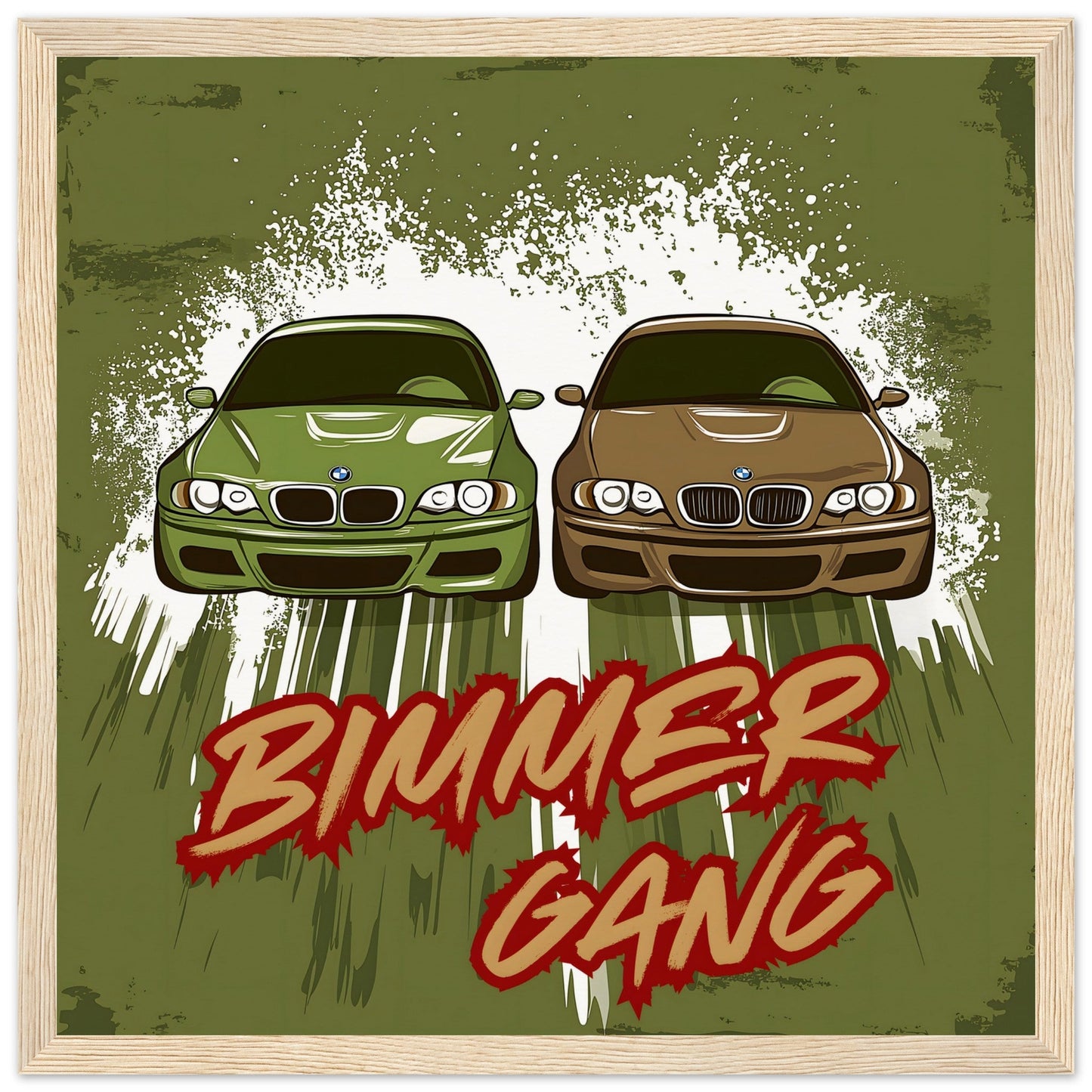 Poster "Bimmer Gang" E46 🏁🚗 – Livraison offerte