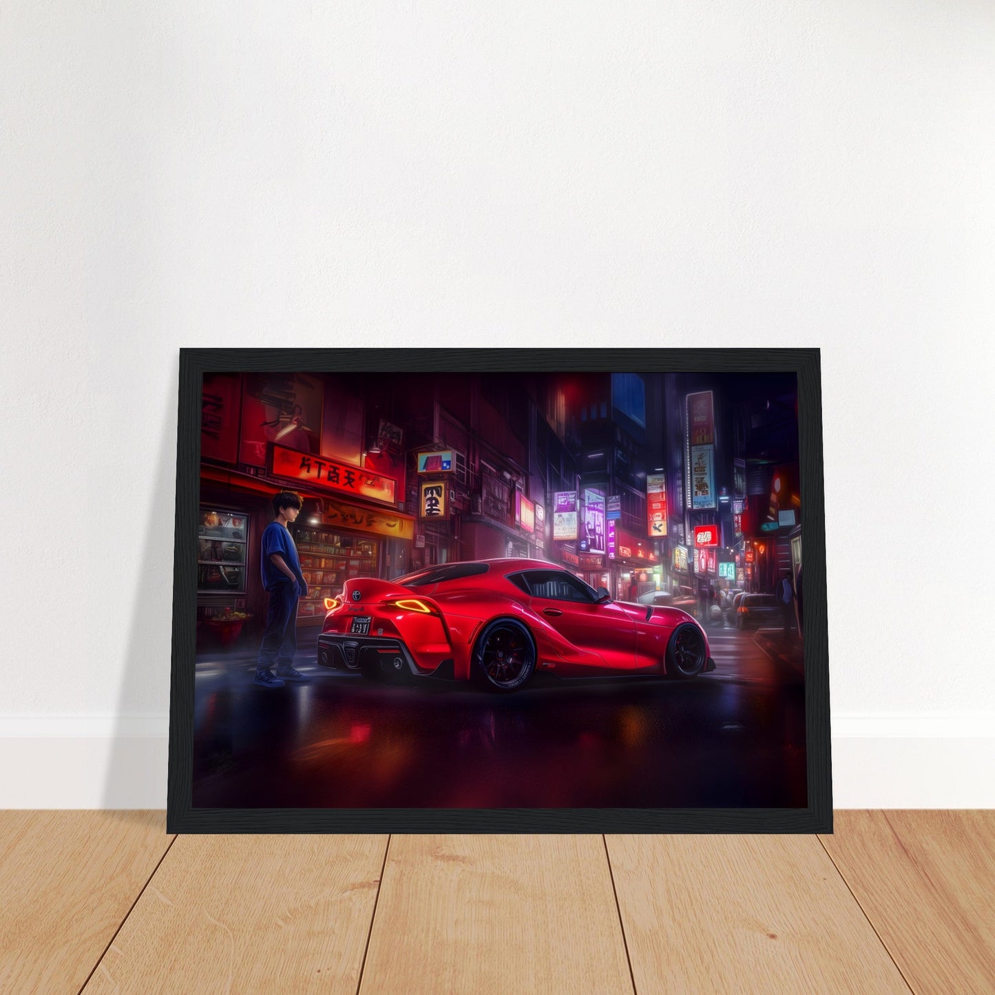 Poster "Manga Car"  Supra MK5 🗾🚗 – Livraison offerte