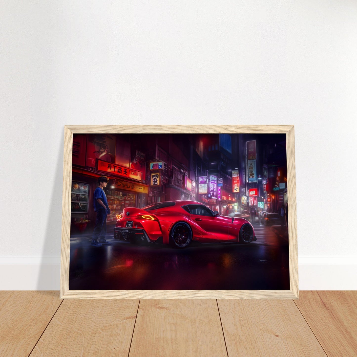 Poster "Manga Car"  Supra MK5 🗾🚗 – Livraison offerte