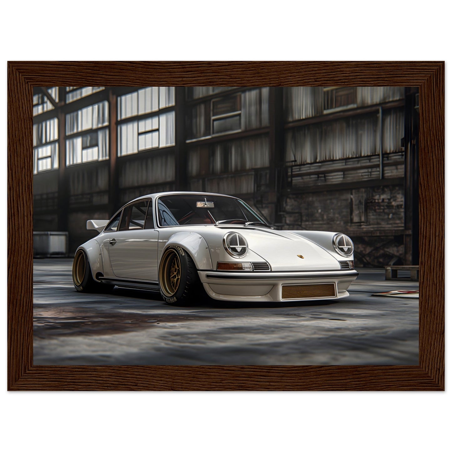 Poster 911 Widebody 1990 🏁🚗 – Livraison offerte