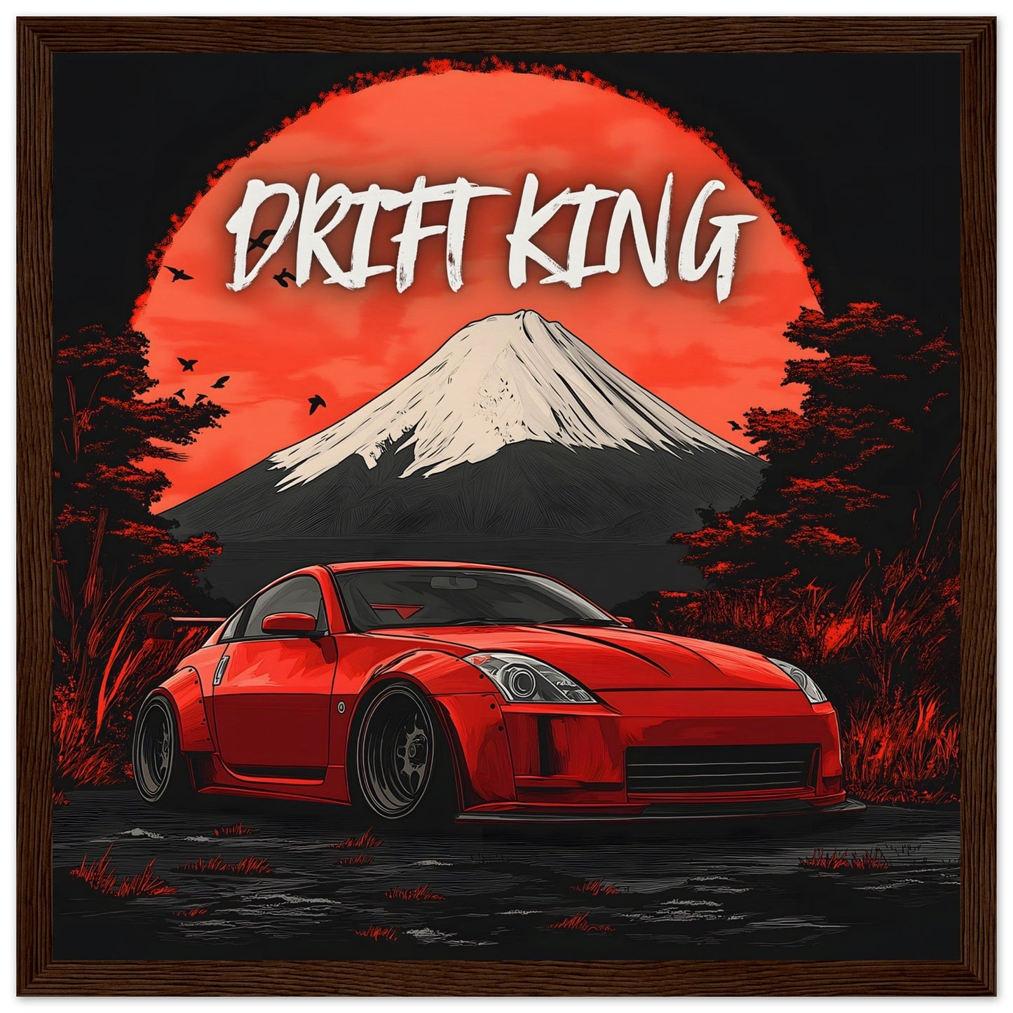 Poster "Drift King" 350Z 🏁🚗 – Livraison offerte