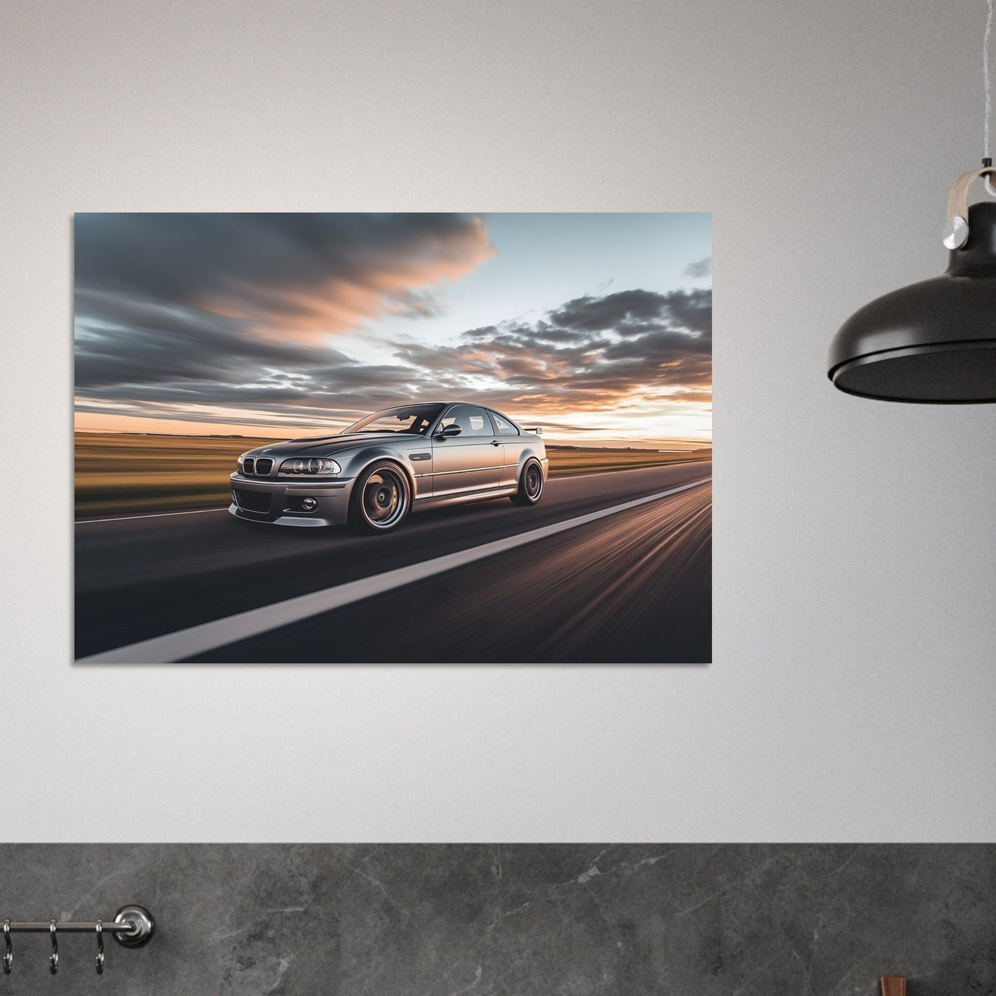 Poster "Rolling Shot" M3 E46 🏎️💨 – Livraison offerte