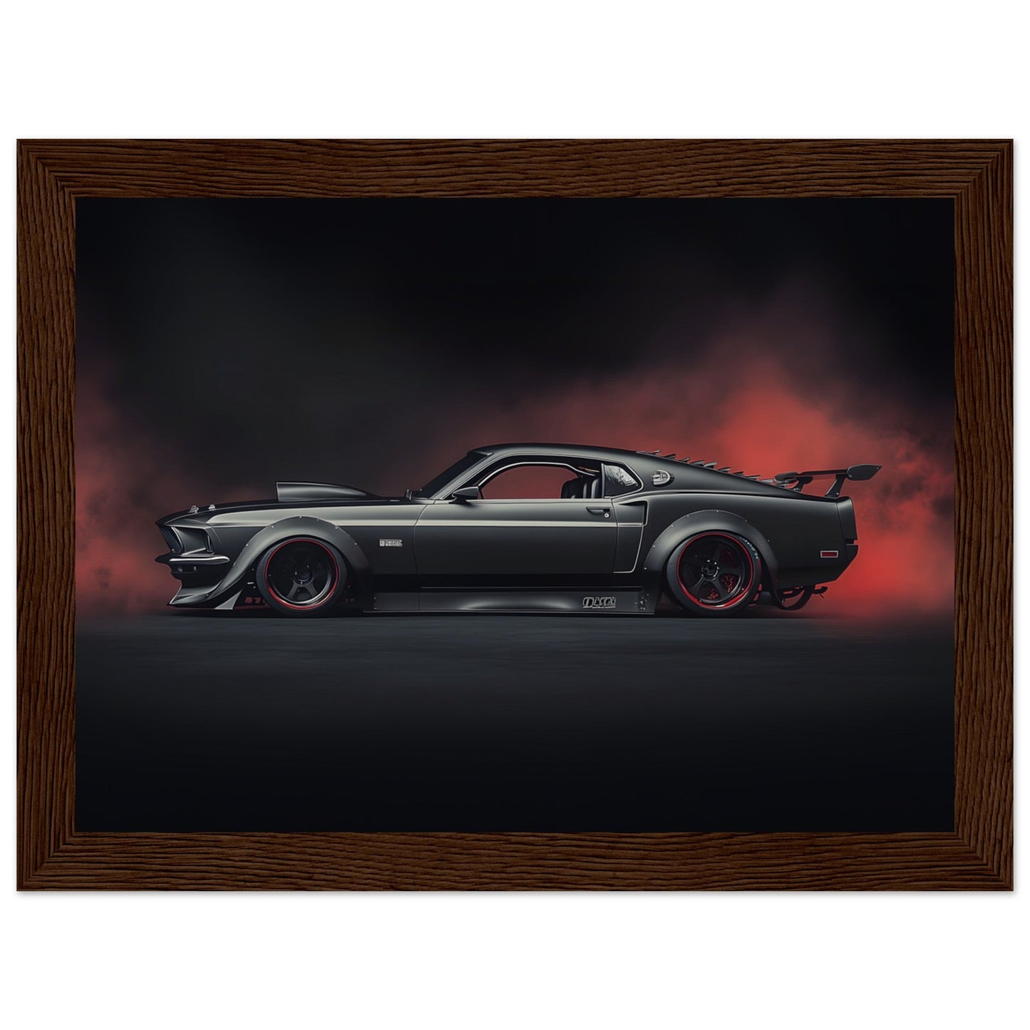 Poster  "American muscle" Mustang 69  🐎🚗 – Livraison offerte