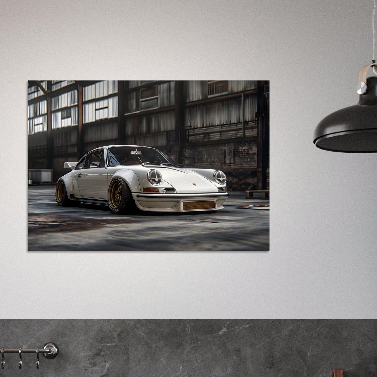 Poster 911 Widebody 1990 🏁🚗 – Livraison offerte