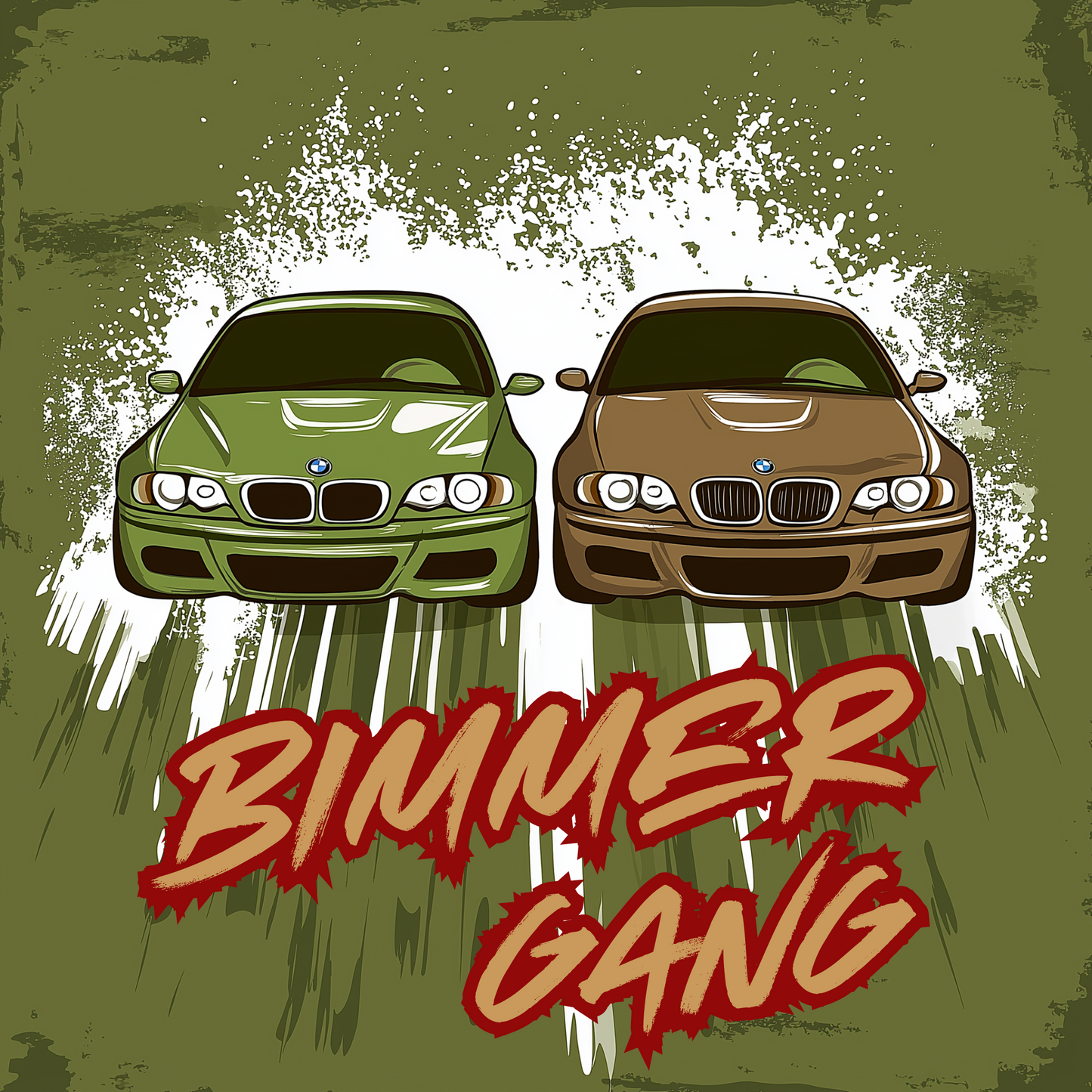 Poster "Bimmer Gang" E46 🏁🚗 – Livraison offerte