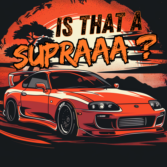 Poster "Is That a Supra?" 🖼️🚗 – Livraison offerte