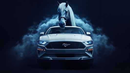 Poster "American Classic"  Mustang 🖼️🐎 – Livraison offerte