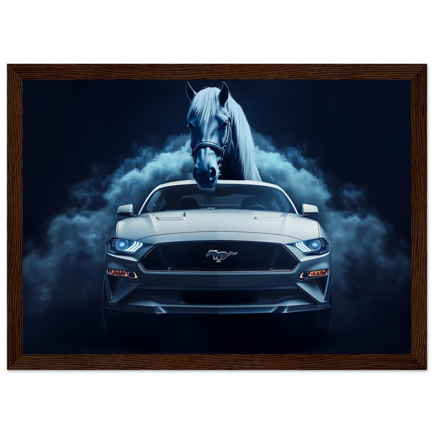 Poster "American Classic"  Mustang 🖼️🐎 – Livraison offerte