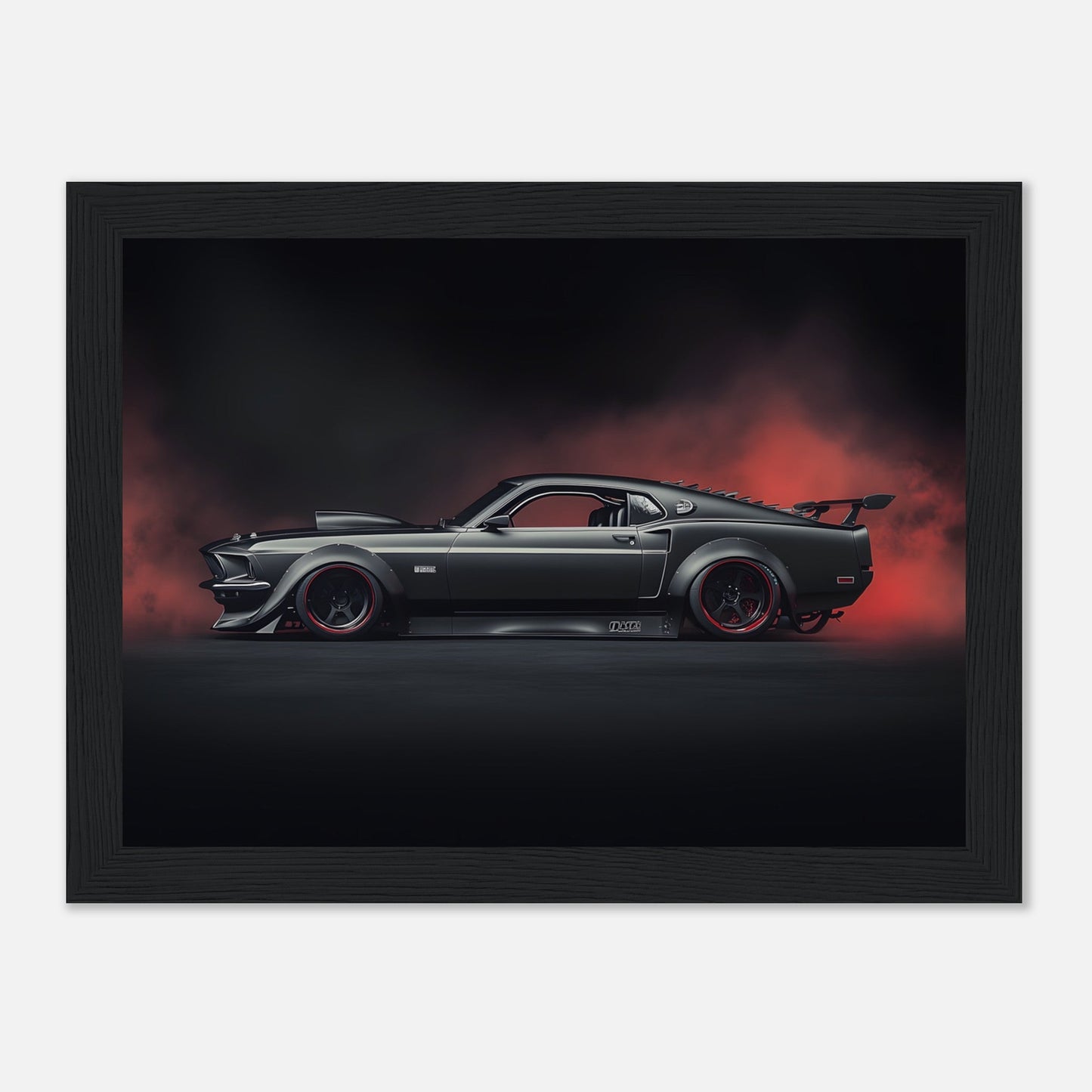 Poster  "American muscle" Mustang 69  🐎🚗 – Livraison offerte