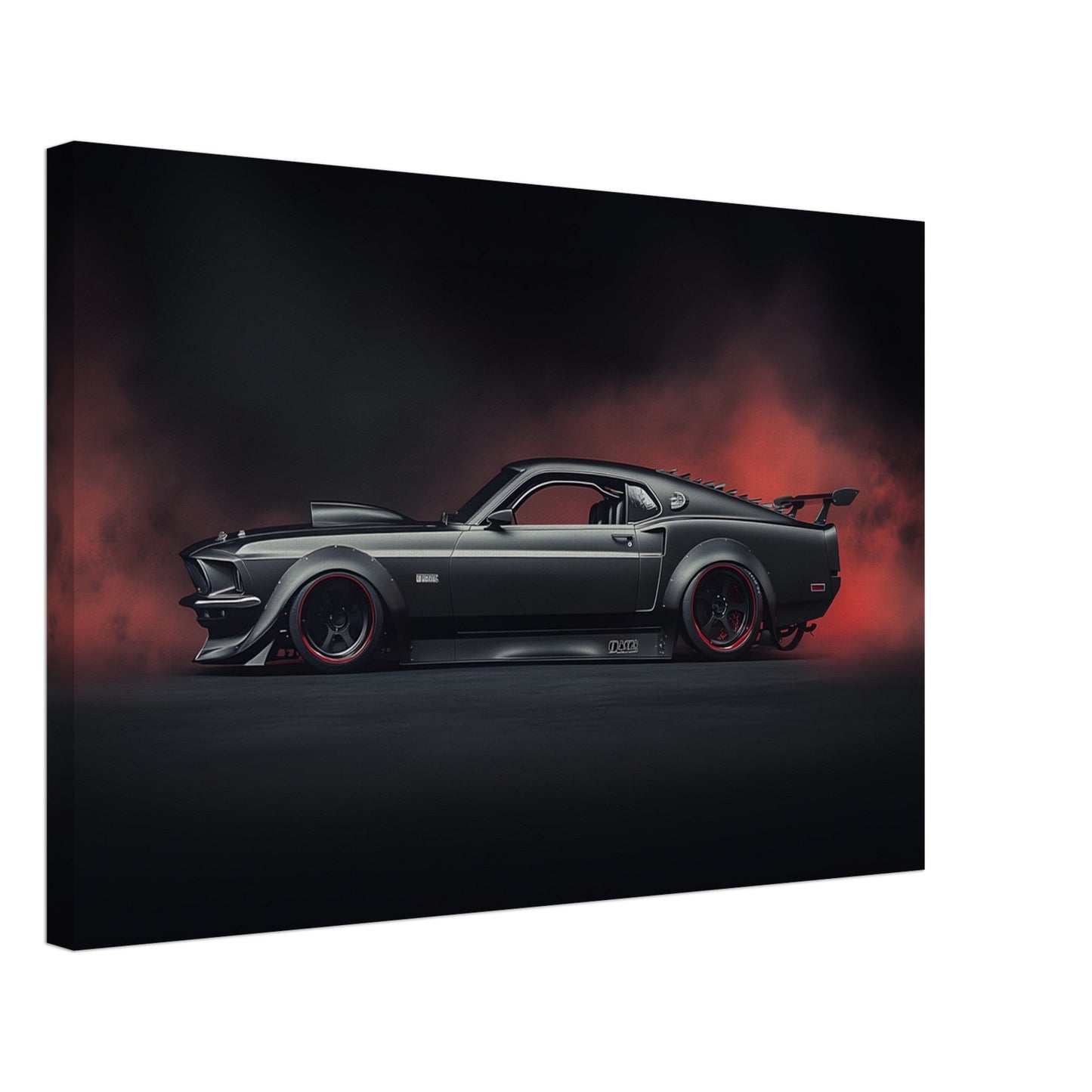 Poster  "American muscle" Mustang 69  🐎🚗 – Livraison offerte