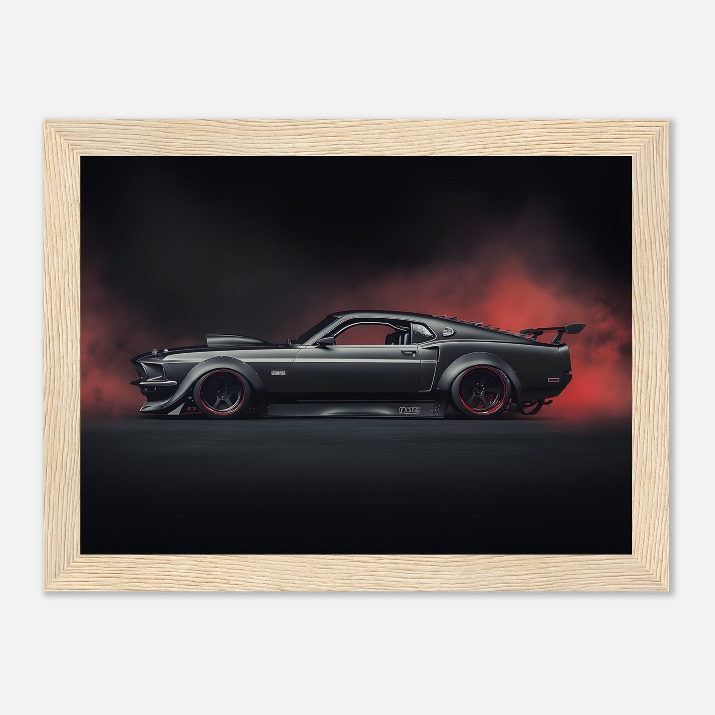 Poster  "American muscle" Mustang 69  🐎🚗 – Livraison offerte