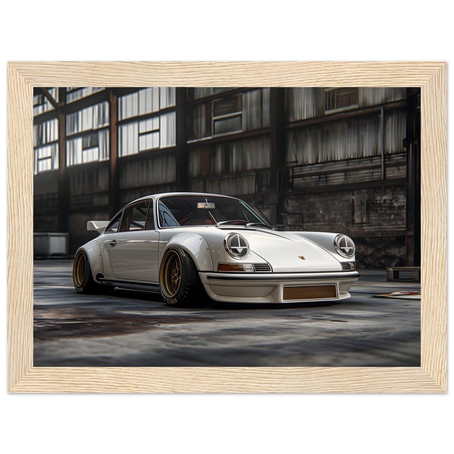 Poster 911 Widebody 1990 🏁🚗 – Livraison offerte