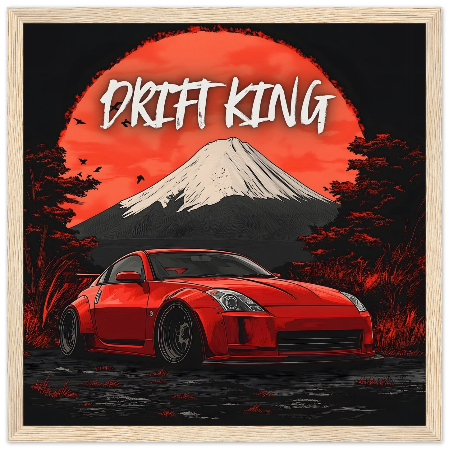 Poster "Drift King" 350Z 🏁🚗 – Livraison offerte